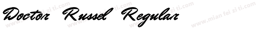 Doctor Russel Regular字体转换